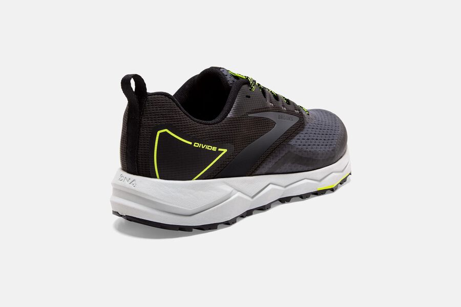 Brooks Divide 2 Trail Running Shoes Mens - Black - NOIQW-5376